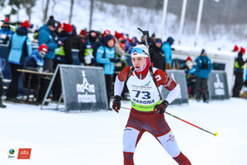 IBU Junioru kausa posms biatlonā - sprints vīriešiem 10 km (14.01.)