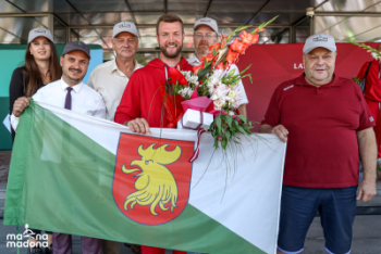 Olimpiešu sagaidīšana lidostā